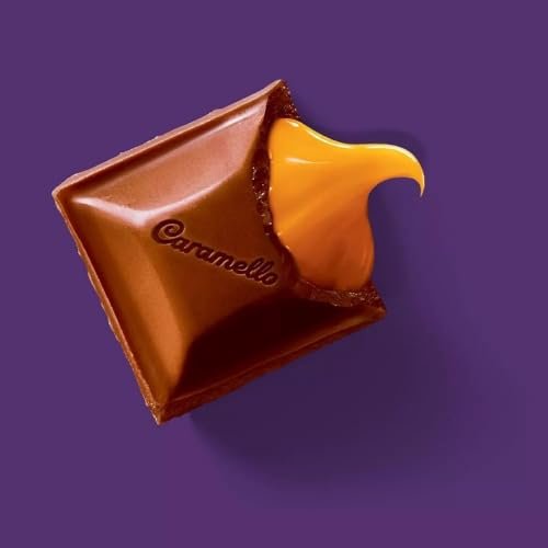 Cadbury Caramello Miniatures - 35 Milk Chocolate and Caramel Candy Bars - Individually Wrapped Caramello Cadbury Chocolate Bars - Bulk Cadbury Candy - 35 Pieces - Image 3