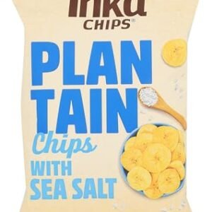 Inka Plantain Chips, Sea Salt, 4 Ounce