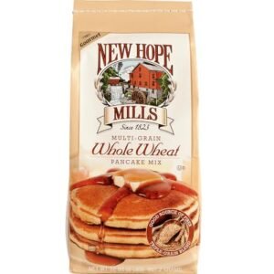 Multigrain Whole Wheat Pancake Mix by New Hope Mills - Sugar-Free & Fiber-Rich - Delicious Breakfast Solution for Health-Conscious Foodies - 32 oz (1)