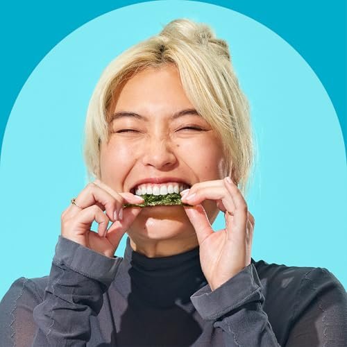 gimMe Organic Roasted Seaweed Sheets, Sea Salt, Keto, Vegan, Gluten Free, Great Source of Iodine and Omega 3’s, Healthy On-The-Go Snack for Kids & Adults, #1 Sea Salt, 0.17 Ounce (Pack of 20) - Image 7