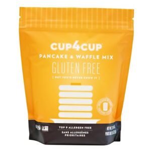 Cup4Cup Pancake and Waffle Mix, 2 Pounds, Certified Gluten Free, Dairy Free, Non-GMO, Kosher, Made in the USA