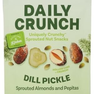 Daily Crunch Dill Pickle Sprouted Almonds and Pepitas, 4 OZ