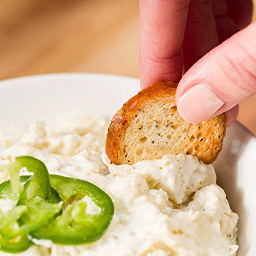 Everything Bagel Chips NY Style Bagel Crisps. Organic, Vegan, Kosher. From the artisans of Schwartz Brothers Bakery. Baked Fresh. Twice Baked. 8 ounce container. Great Snack. Delicious. Pack of 4. - Image 4