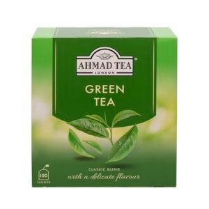 Ahmad Tea Green Tea, Green Tea Teabags 100 ct - Caffeinated & Sugar-Free