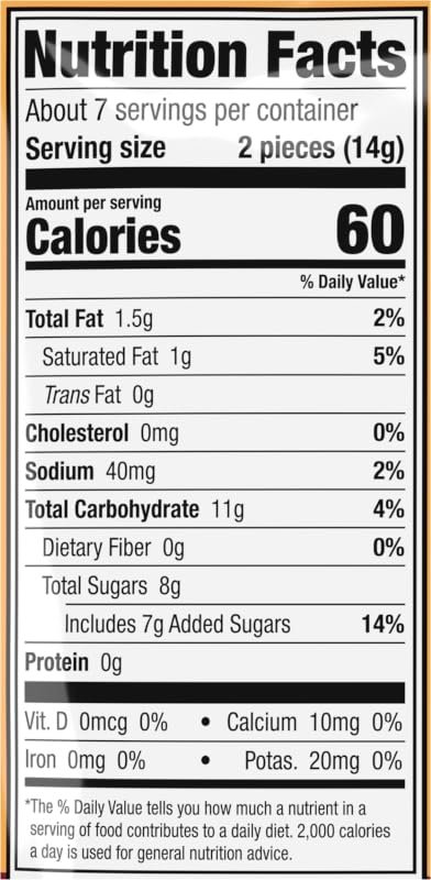 Brach's Nips Caramel Flavored Hard Candy, Individually Wrapped Candies, 3.25 Ounce Bags (Pack of 12) - Image 5