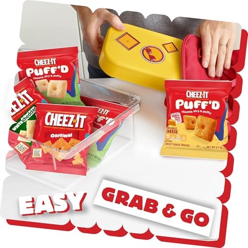 Cheez-It Cheese Crackers, Baked Snack Crackers, Lunch Snacks, Variety Pack (40 Pouches) - Image 4
