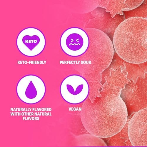 Shameless Snacks - Healthy Low Calorie Snacks, Low Carb Keto Gummies (Gluten Free Candy) - 6 Pack Sour Cherry Bomb - Image 6