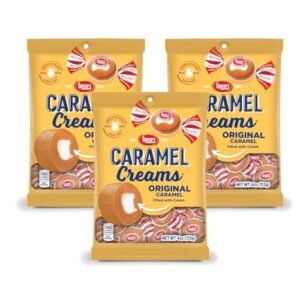 Goetze's Candy Vanilla Caramel Creams - 4 Ounce Bags - 3 Pack - Fresh from the Factory