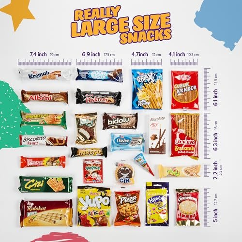 Eastanbul International Snack Box, Premium 25 Full-Size Foreign Snack Box, From Around The World International, Sweet, Savory, Chewy, Crunchy - Image 5