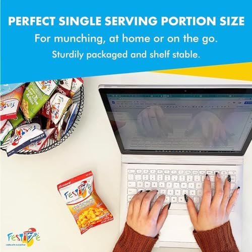 Feel Festive Roasted Chickpeas Variety Snack Pack - Crunchy Balanced Macro Nut Free Healthy Garbanzo Beans - Non-GMO Vegan Soy-Free - Convenient 12 Bags - Image 4