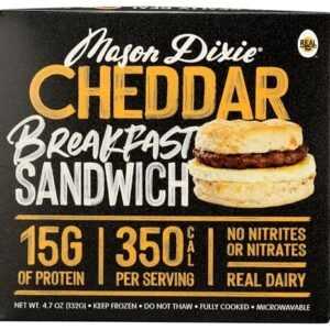 MASON DIXIE BISCUIT CO Cheddar Sausage Breakfast Sandwich, 4.7 OZ