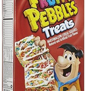 Post Fruity Pebbles & Marshmallow Cereal Bar Treats (Pack of 3) 8 Count Boxes