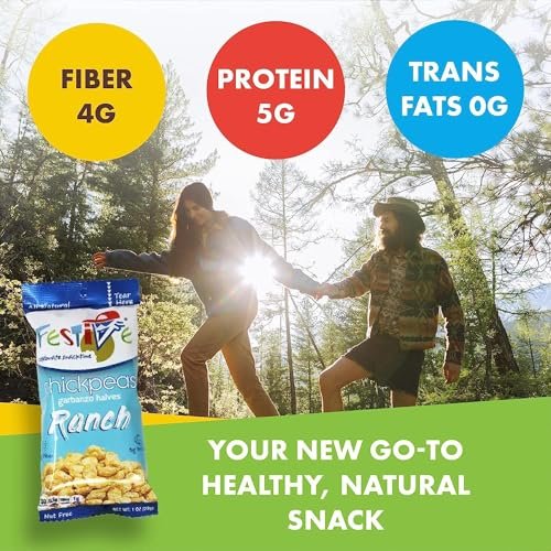 Feel Festive Roasted Chickpeas Variety Snack Pack - Crunchy Balanced Macro Nut Free Healthy Garbanzo Beans - Non-GMO Vegan Soy-Free - Convenient 12 Bags - Image 2