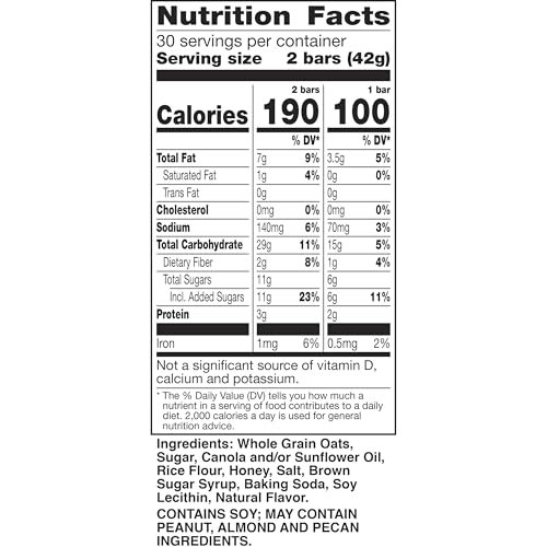 Nature Valley Crunchy Oats 'n Honey Granola Bars, 60 Bars, 44.7 OZ (30 Pouches) - Image 7