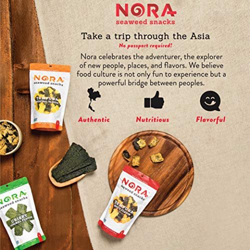 Crispy Seaweed Snacks by Nora | Asian Snacks | Taster's Variety Pack | Low-Sugar, Vegan, Non-GMO Verified | 6-Pack - Image 6