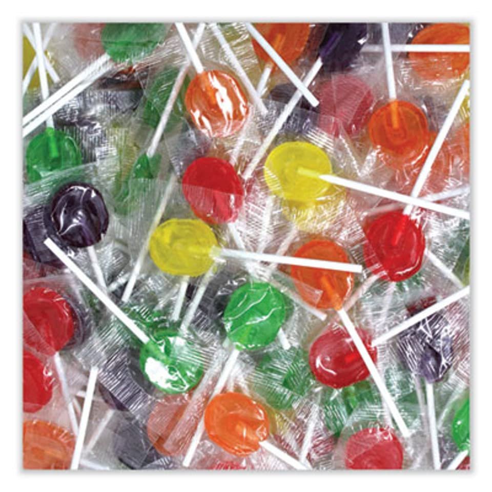 Mother's Day Classic Lollipop - aprox 170 pack 3 Pounds - Assorted Fruit Flavor Suckers Lollipop - Flat Lollipops Individually Wrapped - Round Bulk Lollipops For Kids, Doctors Office, Schools, Banks and Easter Basket Stuffer - Image 3