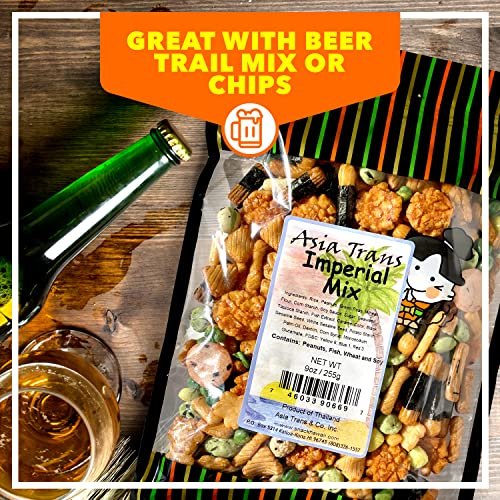 Traditional Imperial Mix Arare Rice Crackers - Mochi Crunch Asian Snack Mix - Assorted Shapes and Flavors - Sweet, Salty, and Umami Taste - Crunchy On-The-Go Snack For Any Occasion - 9 Ounce - Image 6