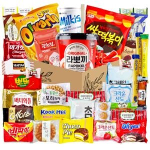 Korean Snack Box 38 Count - Variety of Individually Wrapped Korean Snacks with Chips, Sweets and Tteokbokki for Kids, Children, College Students and Adults. Gift Box for K-Food Lovers - Journey of Korea