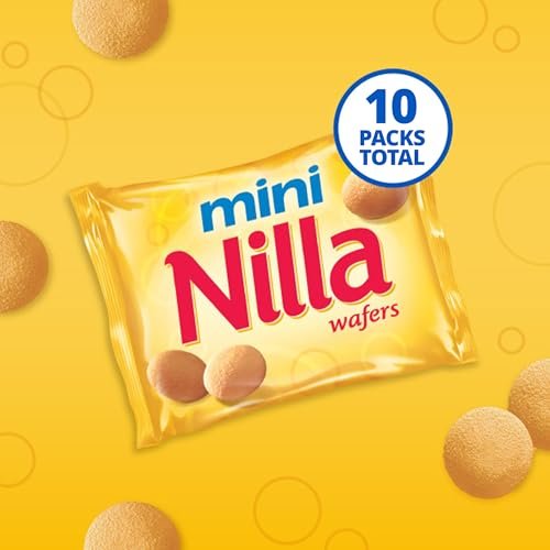 NILLA Wafers Mini Cookies, Vanilla Wafers, 10 Snack Packs - Image 3