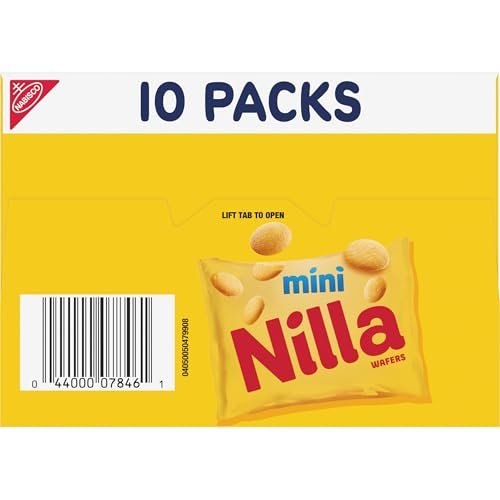 NILLA Wafers Mini Cookies, Vanilla Wafers, 10 Snack Packs - Image 18