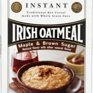 McCanns Instant Irish Oatmeal Maple Brown Sugar, 10 ct, 3 pk by McCann's