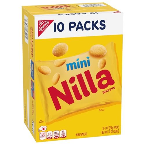 NILLA Wafers Mini Cookies, Vanilla Wafers, 10 Snack Packs - Image 13