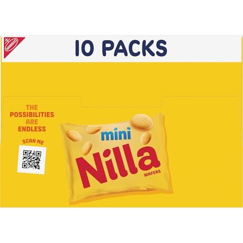 NILLA Wafers Mini Cookies, Vanilla Wafers, 10 Snack Packs - Image 19