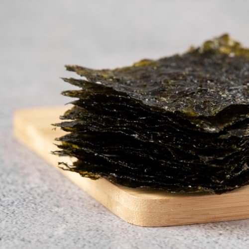 Korean Crispy Seasoned Seaweed Snacks Kimchi Spicy Sheets -12 Individual Packs 100% Natural Laver 12 Pack Roasted Nori Snack Healthy Premium Gim by Unha's Asian Snack Box - Image 6
