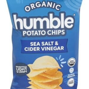 Humble Potato Chips Co Organic Sea Salt and Cider Vinegar Potato Chips, 5 OZ