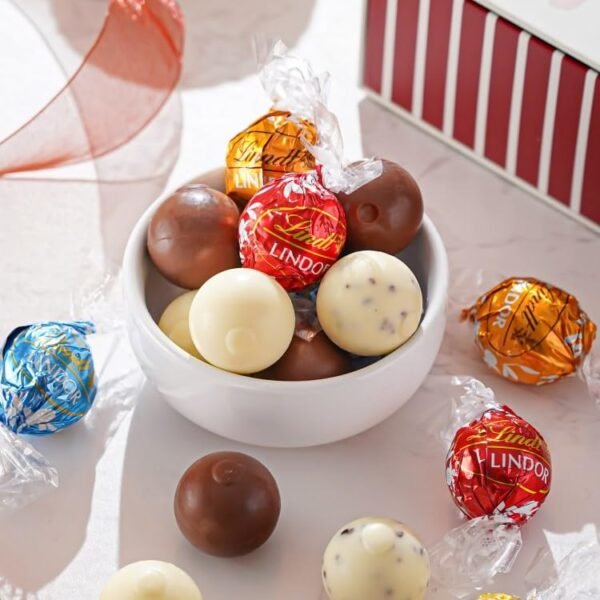 Broadway Basketeers Food Chocolate Gift Basket Tower for Birthdays – Curated Snack Box, Sweet and Savory Treats for Parties, Best Wishes, Birthday Presents for Women, Men, Mom, Dad, Her, Him, Families - Image 3