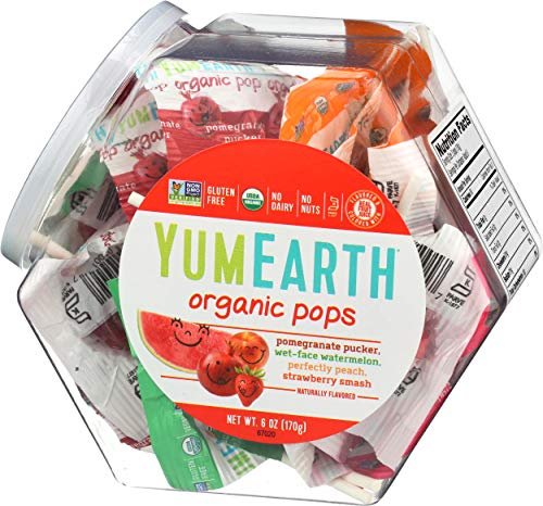 YumEarth Organic Fruit Lollipops, 6 Ounce Container - Image 3