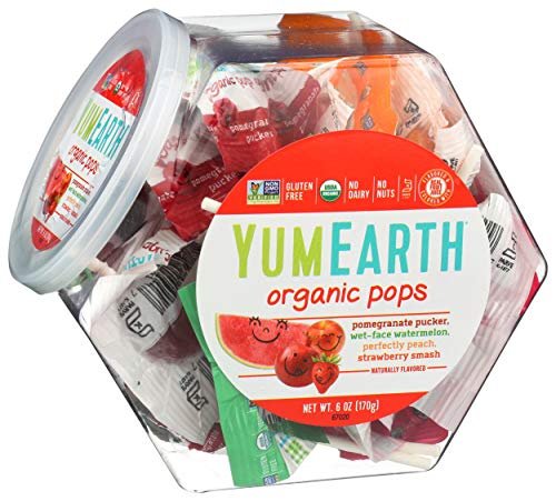 YumEarth Organic Fruit Lollipops, 6 Ounce Container - Image 4