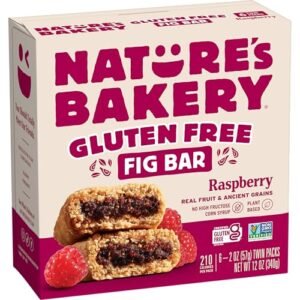 Nature's Bakery Raspberry Fig Bar, 6 Count, 2 Ounce